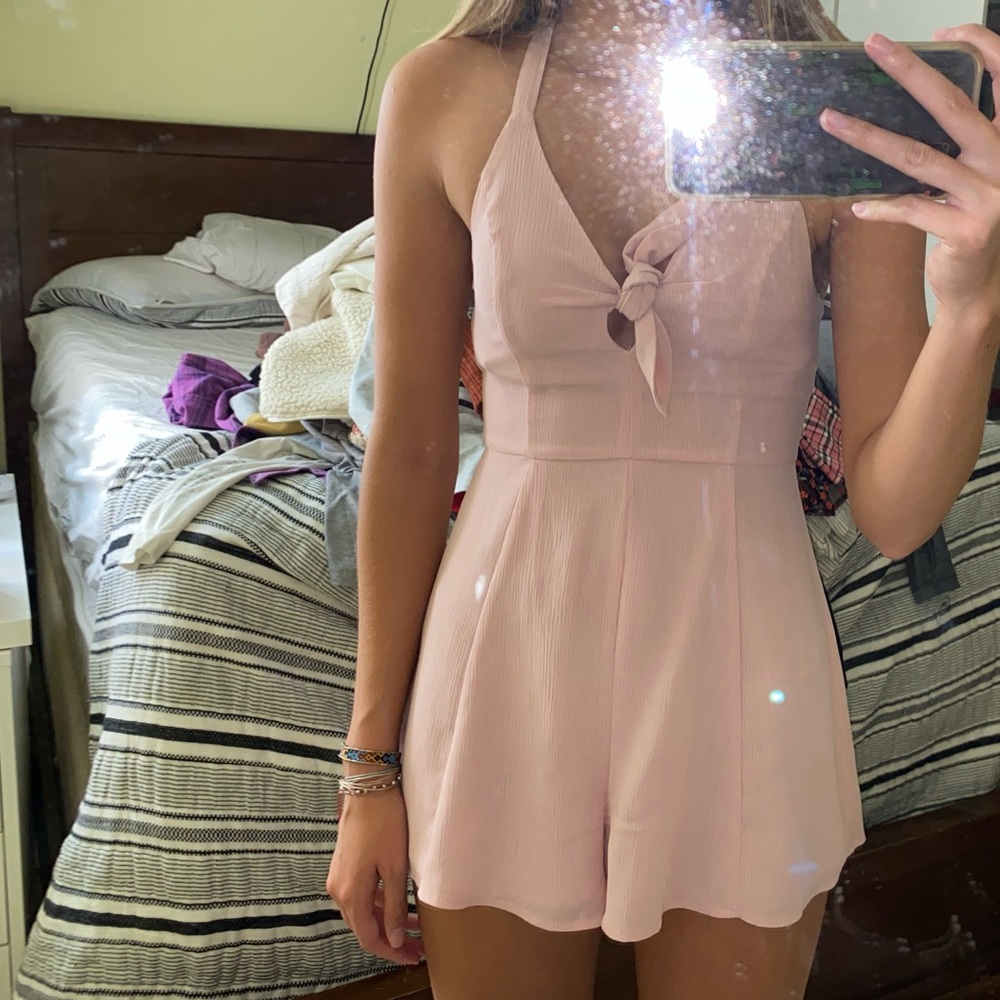 Pink romper